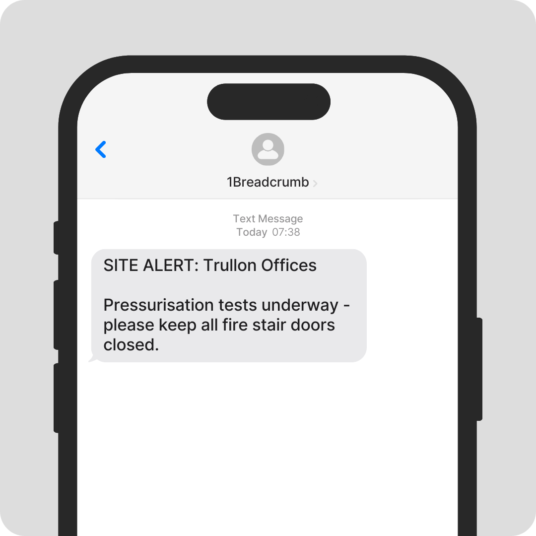 Site Alerts - SMS