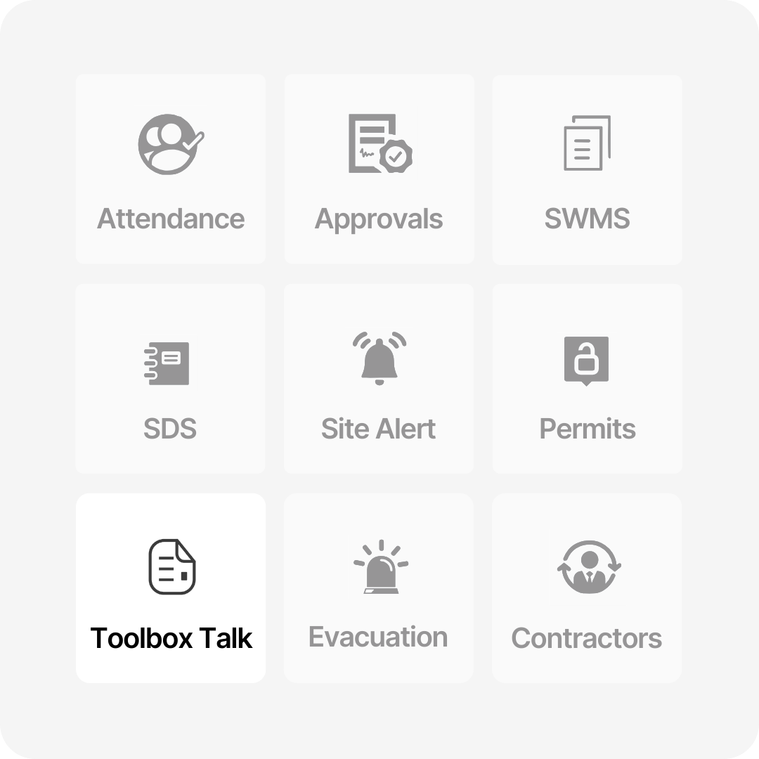 Site Briefings - Toolbox Talks