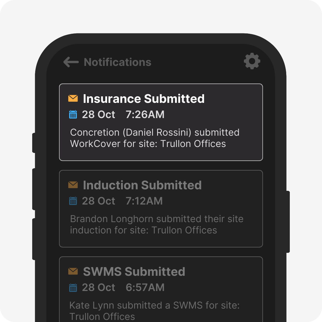 Insurances - Notifications